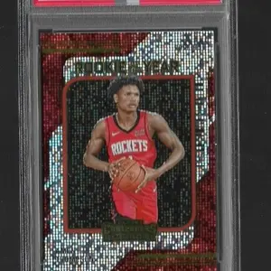 2023 Panini Contenders Amen Thompson Rookie of the Year PSA 9 Graded Sports Trading Card