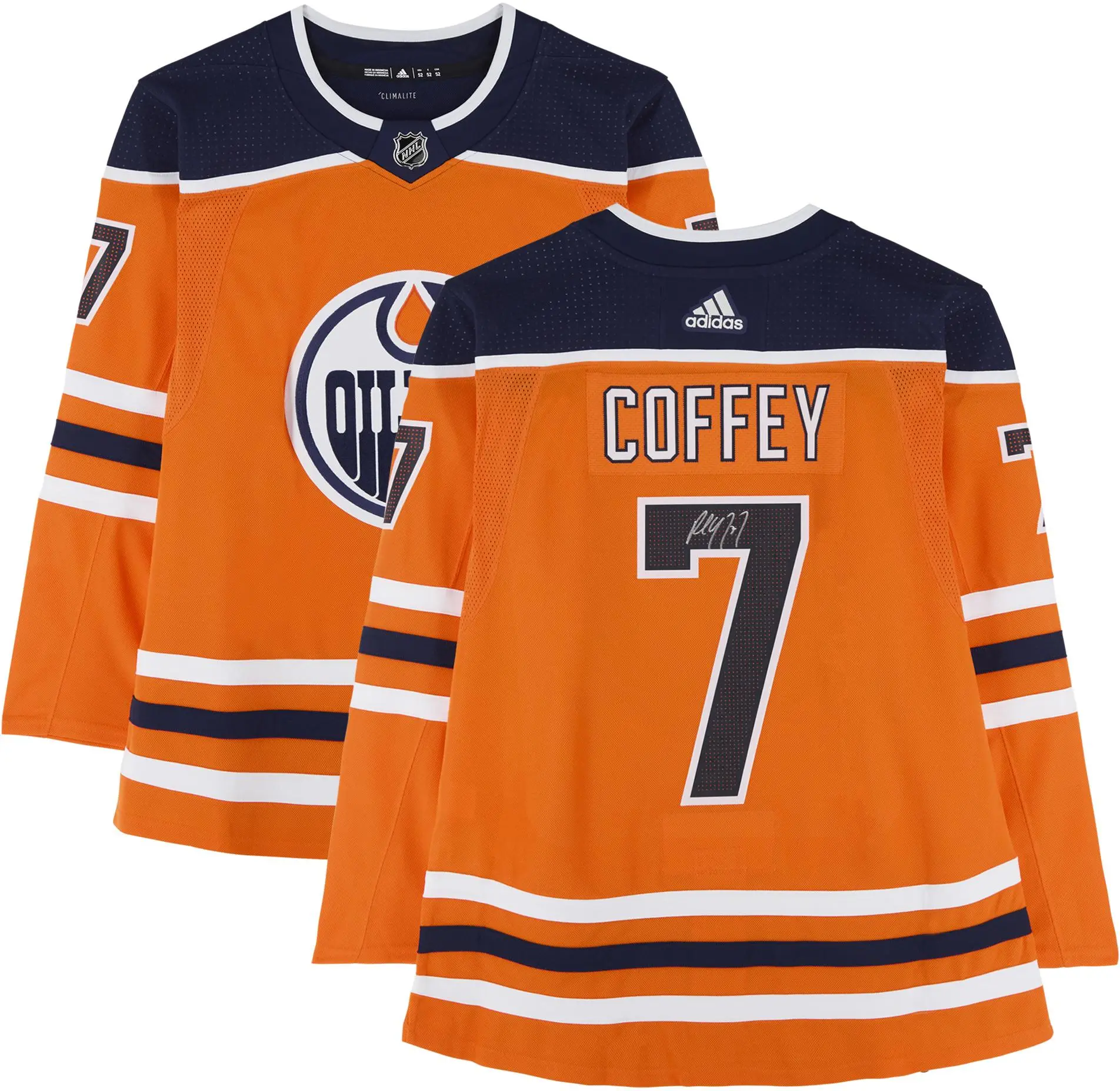 Paul Coffey Edmonton Oilers Autographed Orange Adidas Jersey - Fanatics Authentic Certified