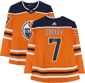 Paul Coffey Edmonton Oilers Autographed Orange Adidas Jersey - Fanatics Authentic Certified