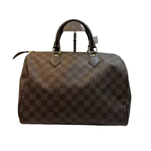 Pre-owned Louis Vuitton france Shoulder Bags H2 Speedy Bandoulière 30 Damier Ebene Canvas Boston Handbag H04046