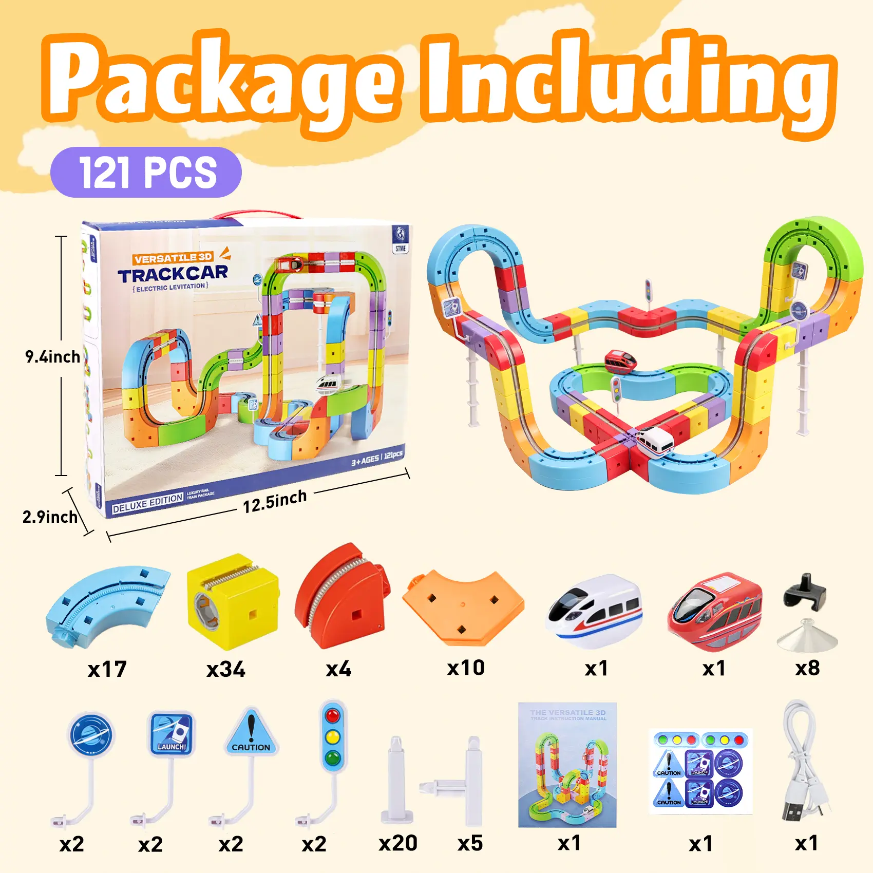 121 pcs Deluxe Set