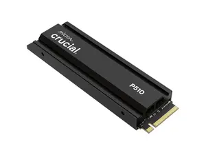 Crucial P510 1TB Gen5 NVMe SSD with Heatsink, Up to 11,000 MB/s, PCIe 5.0 M.2 2280 SSD, Internal Solid State Drive, Compatible with PS5 CT1000P510SSD5