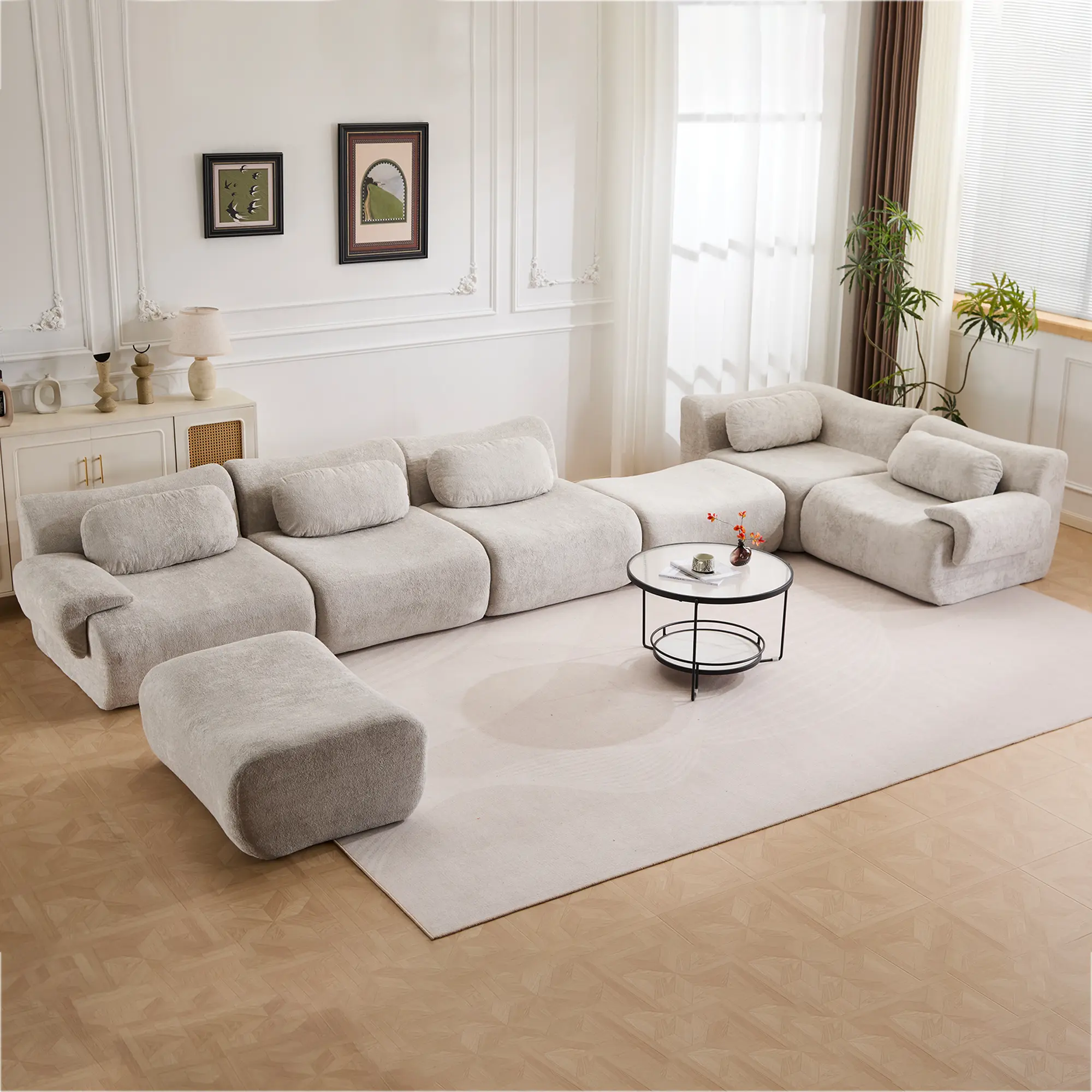 Light Grey - 5 Seater (184")