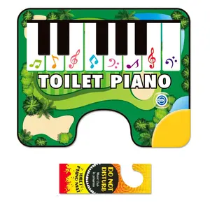 Stress Relief Toilet Piano Mat, Interactive Music Bathroom Toy, Fun Gift for Adults and Kids, Entertainment Only, Not Hygienic