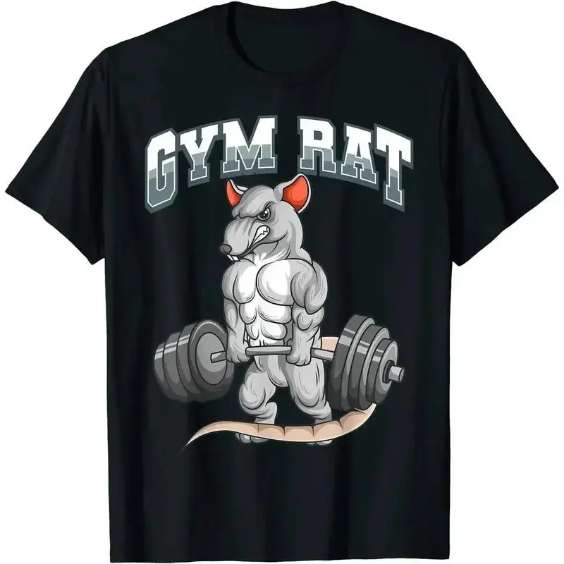 Rat Graphic Print T-shirt for Women, Oversized Loosefit 100% Cotton Top, Casual Breathable Everyday Loungewear, Fabric, Tee, Tshirt, Shortsleeve, Basic, Piece, Round Neck, Printed, Crew Neck, All Seasons, Lady, Streetwear, Style, Clothes