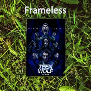 T-Teen Wolf TV Poster Modern art 2D poster, suitable for bedroom living room decor. Vibrant colors, clear images ideal for home office decor Canvas Material