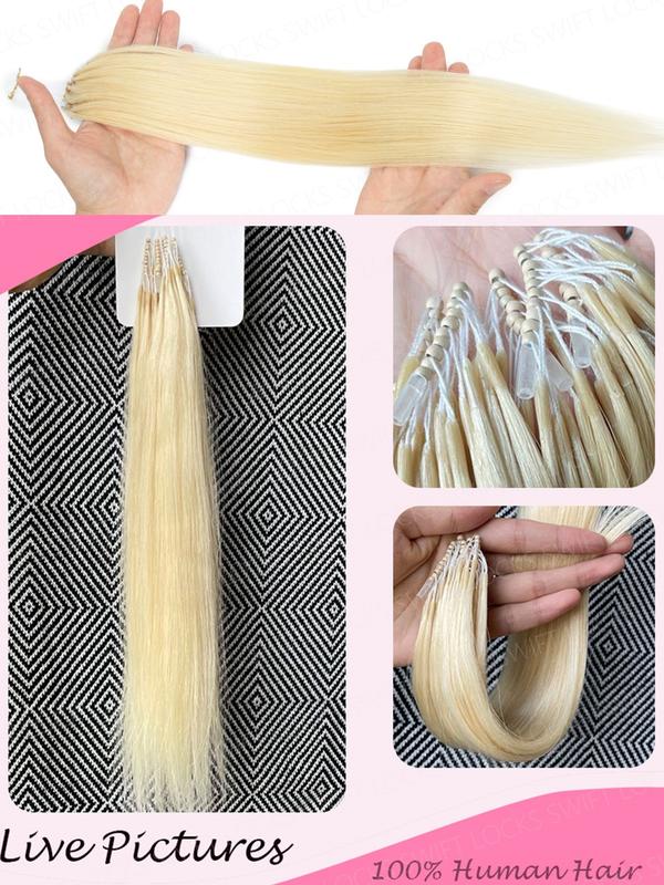 50pcs Invisible Nano Rings Microlinks Hair Extensions, 100% Human Hair Loop Clips, 12-20 Inches, No Trace, Natural Look, Easy to Use 50pcs Invisible Nano Rings Microlinks Hair Extensions, 100% Human Hair Loop Clips, 12-20 Inches, No Trace, Natural Look, Easy to Use