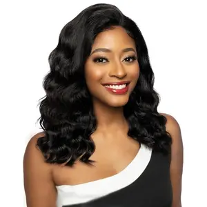 Mane Concept Trill 11A Unprocessed 100% Brazilian Virgin Remy Hair HD 13x4 Lace Front Wig - TRE2104 DEEP BODY 18"
