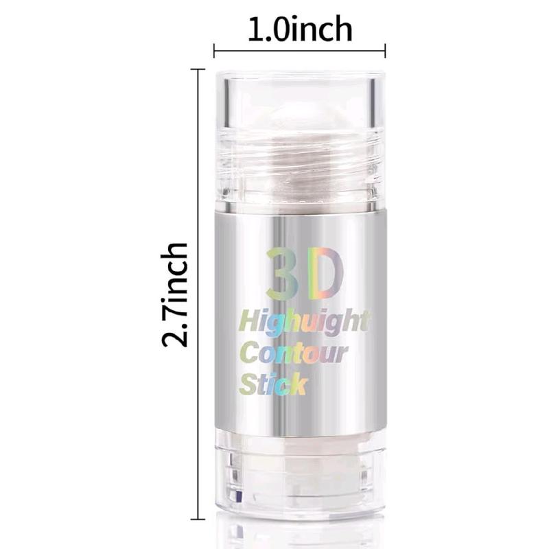 Highlighter Makeup Stick, Face Shimmer Highlighter Brightener, Illuminator Highlight Contouring Stick, Creamy & Blendable Color