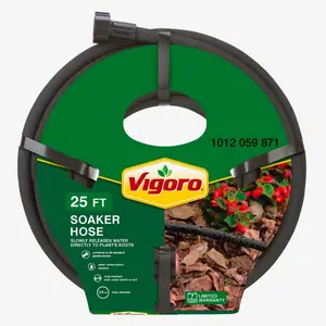 3/8 in. x 25 ft. Heavy-Duty Garden Drip Irrigation Soaker Water Hose