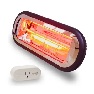 Amaze Electric Halogen Infrared Wifi Patio Heater 1500w with Smart WIFI Plug for Outdoor, Indoor, Patio, Backyard, and Garage heater