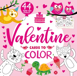USED-Valentine Cards to Color by Clever Publishing (Paperback)