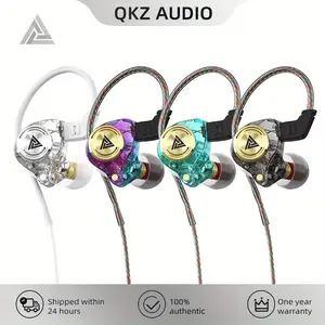 QKZ AK3 FiLe pro Earphones Bass Earbuds Deep Bass Headphones In Ear Monitor Headphones Sport Noise Cancelling HIFI Headset Fitness Earbuds New Arrival!,gifts for men,christmas gifts