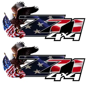 Z71 Eagle Flag Truck Decal