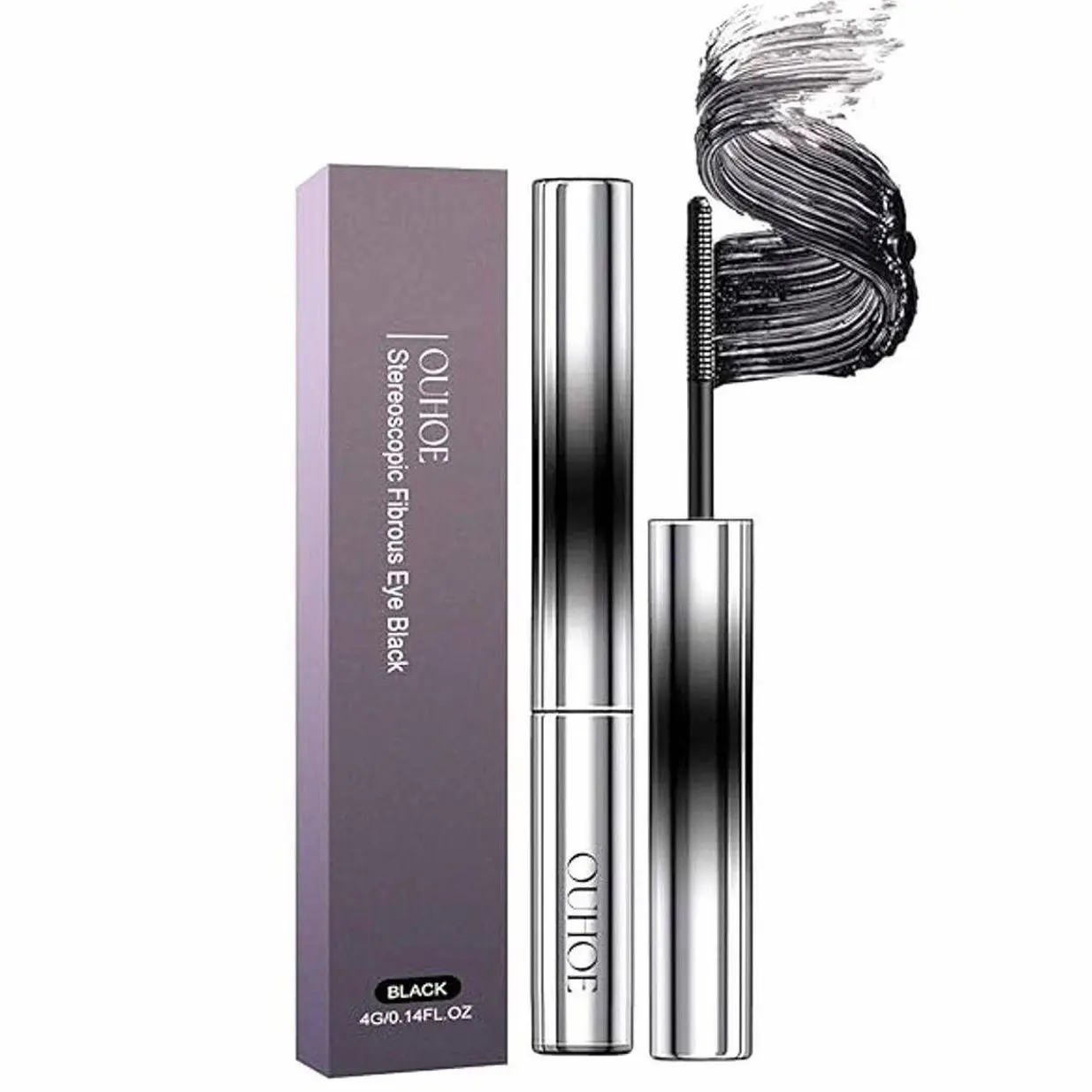2 PCS Metal Mascara, Iron Wand Mascara, 3D Curling Eyelash Iron, Washable Slim Metal Rod, Long-Lasting Volume Waterproof, Smudge-Proof, No Flaking (Black * 2)