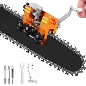 Portable Handheld Chainsaw Chain Sharpener, Manual Chain Grinder Tool, Convenient Home Use, Easy-To-Use Chain Sharpening Device