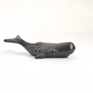 Cute Whale Table Centerpiece, Fun Iron Fork Knife Chopstick Holder, Versatile Napkin Menu Weight, Pen Rest for Brush Makeup Pens