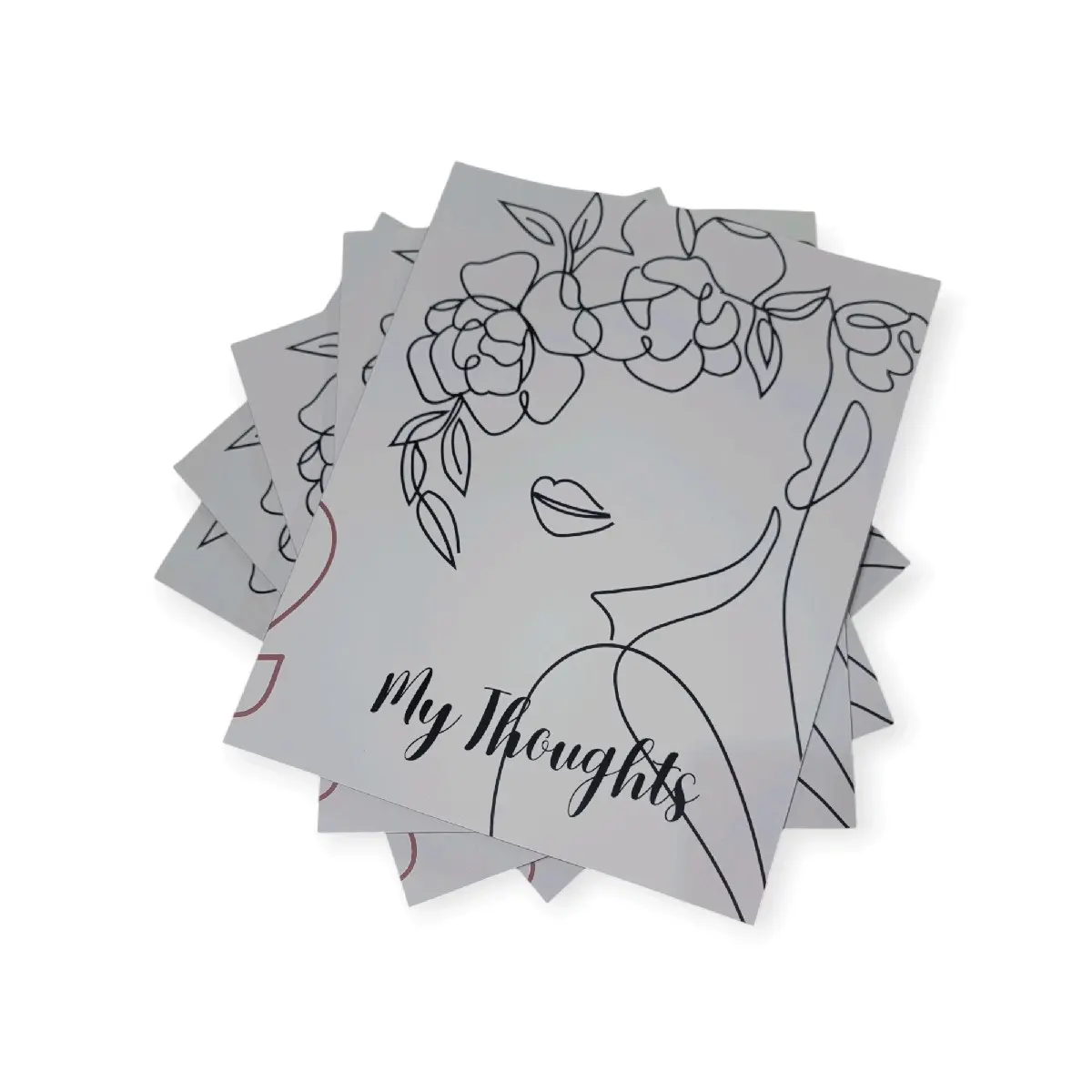 My Thoughts Notebook/Journal - Notebook for Writing, Brainstorming, and Note-taking