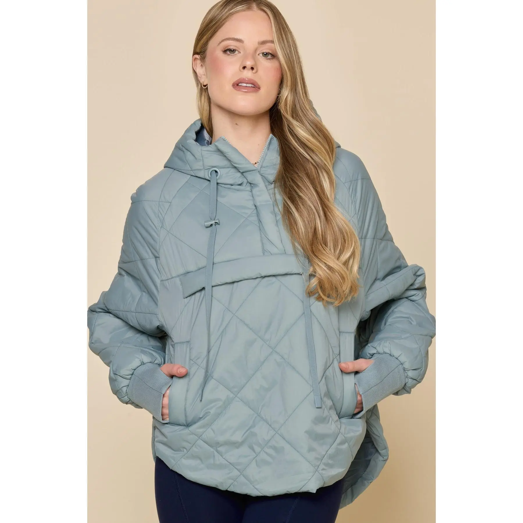Pillow Packable Puffer Jacket - Cloudy Blue