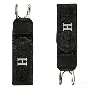 No Buckle Elastic Waist Belt Adjustable Hook & Loop Fastener Strap Invisible Comfortable Jeans Accessory Quick Fit Design 【2 PCS】