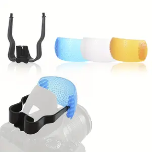 Soft Light Diffuser Set 3 Colors 3-In-1 Pop-Up Flash Softbox with Stand, Compatible with Digital Slr Camera Flash Reflector Softbox