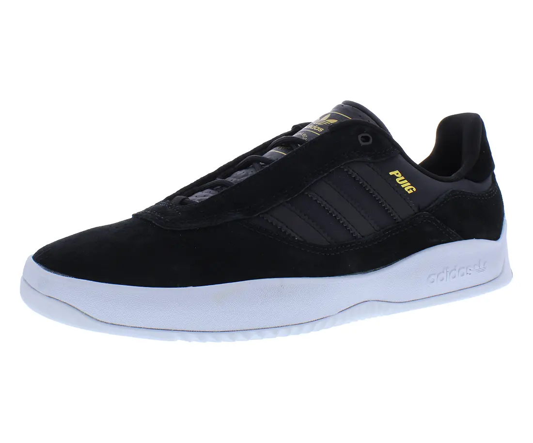 Adidas Puig Men's Athletic Sneakers, Low-Top Suede Footwear for Casual Wear and Everyday Training, Sports Shoes, Mens Shoes, Everyday Wear, Closed, Lace-Up, Walking Shoes