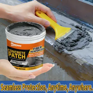 Fast-Drying Waterproof Cement Repair Mortar, High Elastic Anti-Crack, Suitable for Rvs, Roofs, Kitchens, Walls, Floors, Concrete Sealant Waterproof