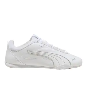 PUMA Womens Catch Soleil Lace Up Sneakers Shoes Casual - White