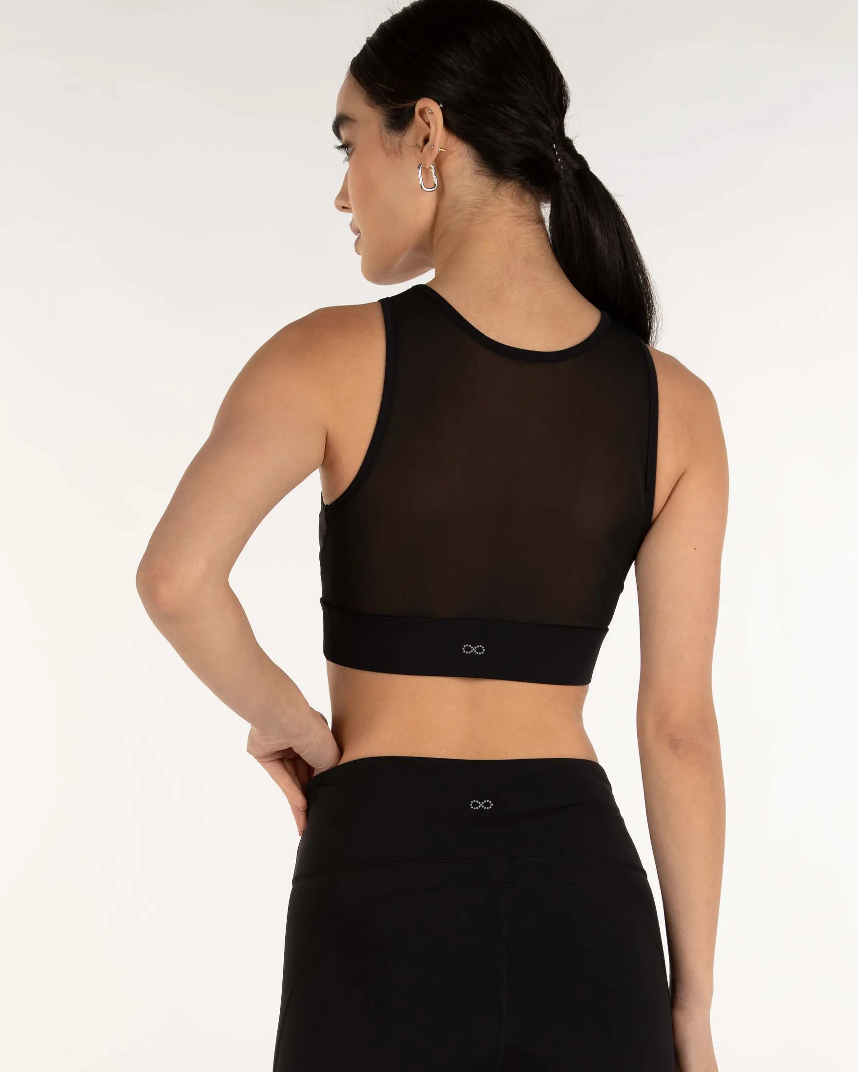 YQ FlexMesh Longline Sports Bra