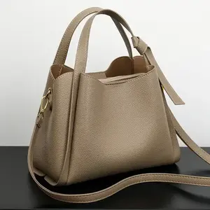 Women's Soft PU Leather Handbag Bag 2026 New Crossbody Bucket Shoulder Bag