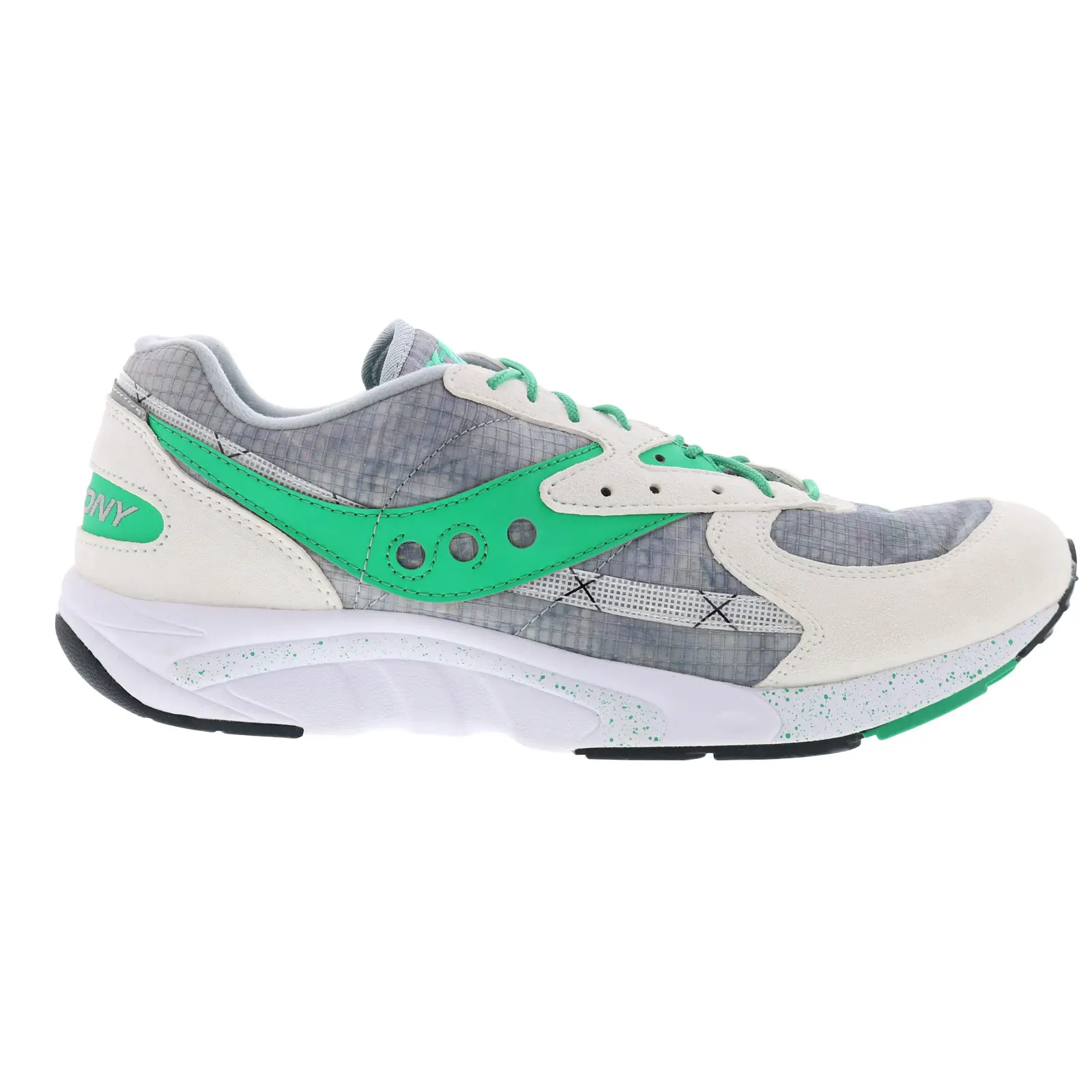 Saucony Aya S70488-3 Mens Gray Suede Lace Up Lifestyle Sneakers Shoes