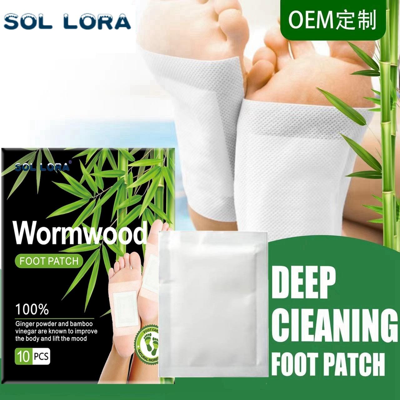 Deep Cleansing Foot Pads Foot Care With 10 Patches,Natural Aloes,Sea salt,Tourmaline,Herbal Foot Detox Patches For Foot Care,Adhesive Sheets, lmprove Sleep Quality,Relieve Fatigue and Exhaustion,Cleanse the Body & Mind,Improve Sleep Detoxpads