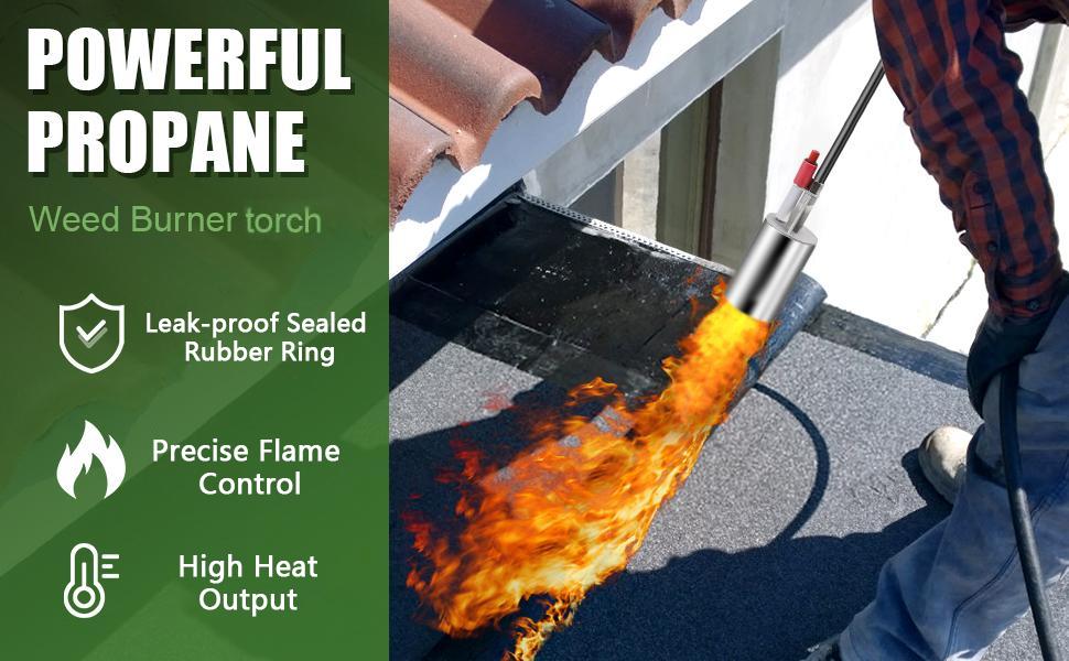NEW Propane Torch Weed Burner Kit, Weed Torch Blow Torch with 10FT Hose, Heavy Duty Garden Torch with Turbo Trigger for Flame Weeding,Roofing, Melting Ice Snow NEW Propane Torch Weed Burner Kit, Weed Torch Blow Torch with 10FT Hose, Heavy Duty Garden Torch with Turbo Trigger for Flame Weeding,Roofing, Melting Ice Snow