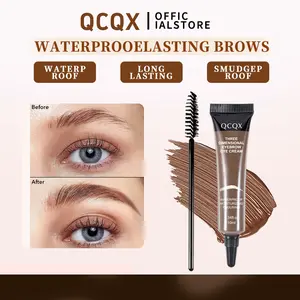 【QCQX】 Eyebrow Tint Kit – Waterproof & Smudge-Proof Brow Dye Gel, Long-Lasting Natural Color, Easy At-Home Brow Tint for Fuller Defined Brows