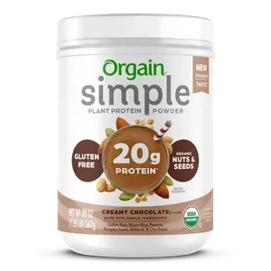Simple Organic Plant-Based Protein Powder - Creamy Chocolate