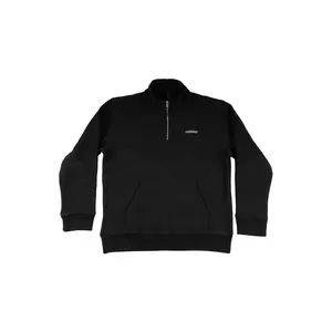 Embroidered Quarter Zip Sweatshirt "Black" CHRM0707