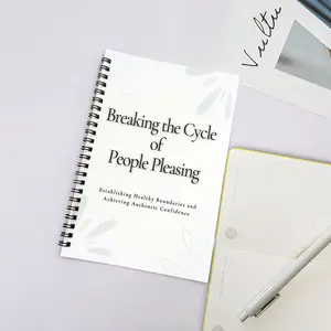 Workbook for People Who Prioritize Others, Set Healthy Boundaries, Self-Improvement Guide, Positive Communication Skills, Ideal Gift, Spiral Notebook Journal