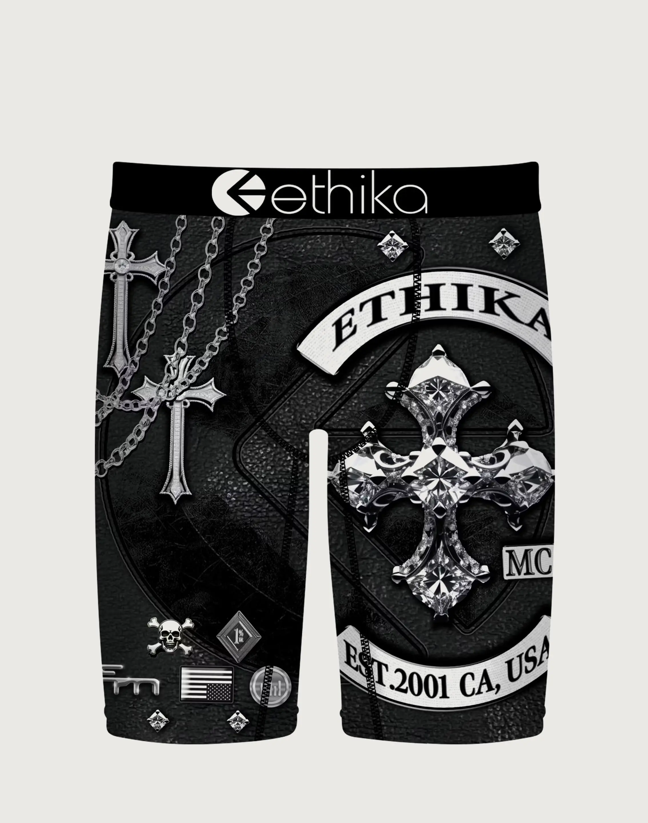 Mens Ethika Tore Up Boxer Briefs