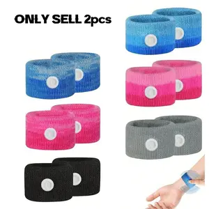 Motion sickness wristband, seasickness wristband, sea/air motion sickness relief bracelet, essential outdoor anti-nausea acupressure massage wristband for cruise travel.