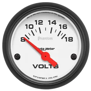 2 1/16 In. Voltmeter, 8 18 V, Phantom