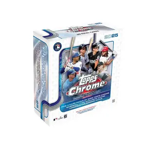 Topps 2025 Rumi Chrome Logofractor Baseball Hobby Box - Sports Trading Cards, Contemporary Series, Sports Card Packs, Baseball Collectible Item