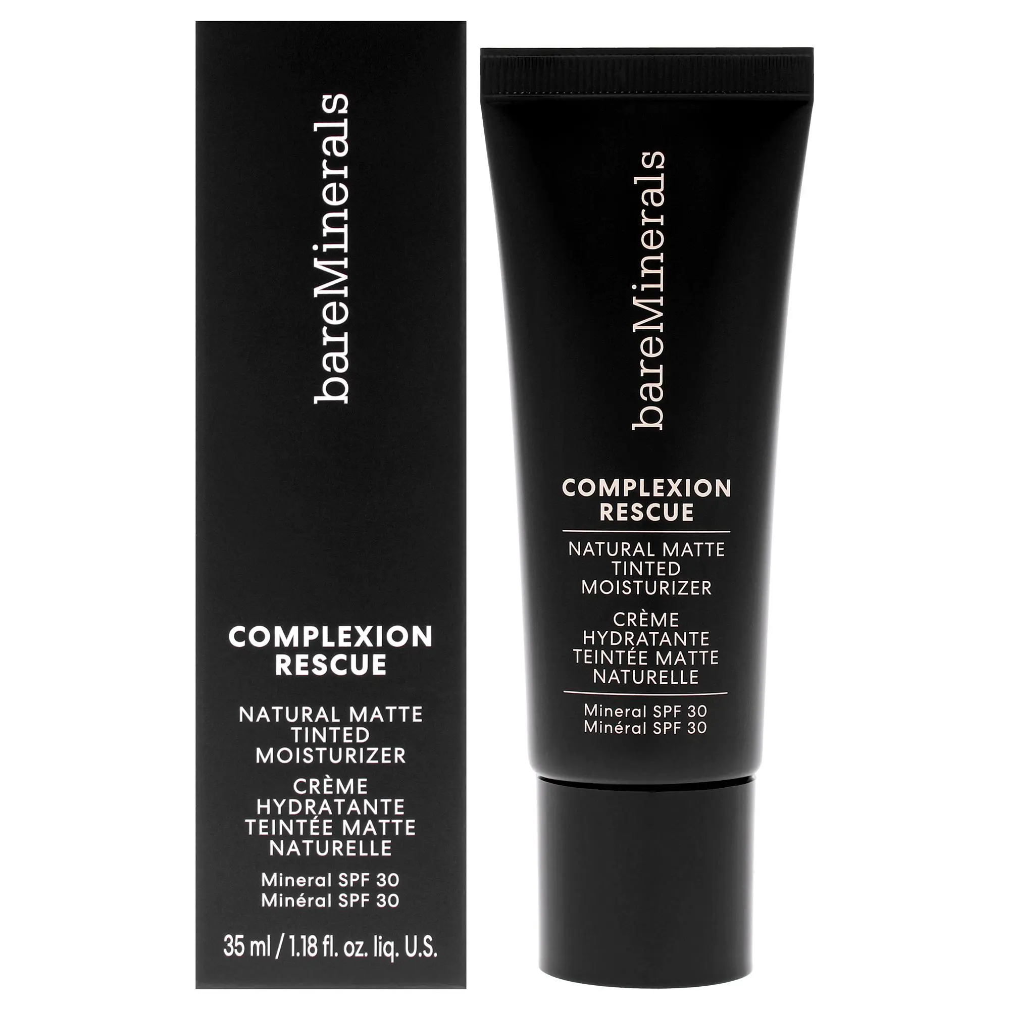 Complexion Rescue Natural Matte Tinted Moisturizer SPF 30 - 02 Vanilla by bareMinerals for Women - 1.18 oz Makeup