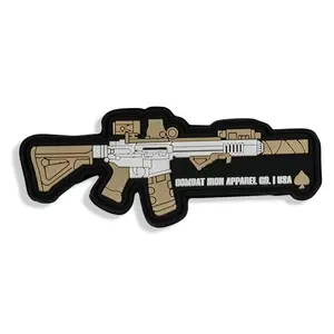 COMBAT IRON APPAREL™ Long Range Pew Pew Rifle Pvc Patch