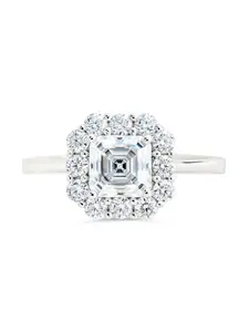 Sterling Silver Shaina CZ Cushion Ring - High-Quality Cushion for Home Decor