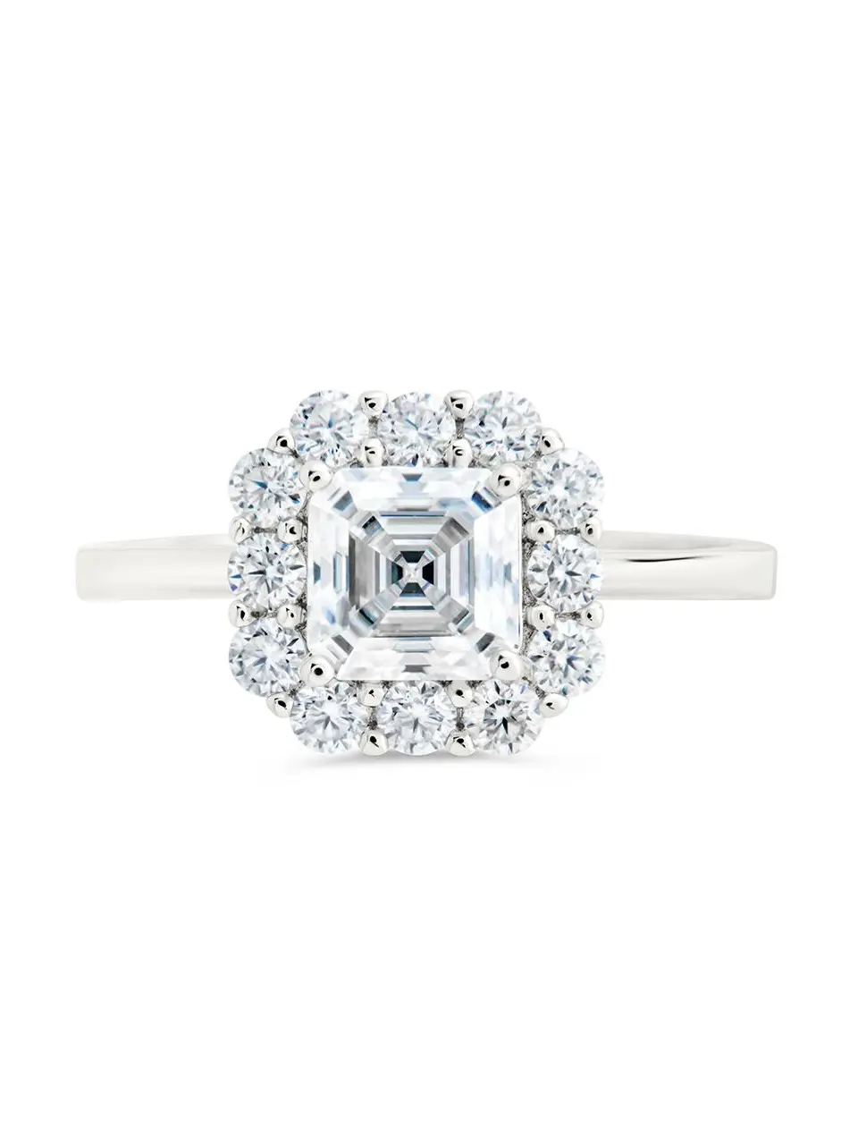 Sterling Silver Shaina CZ Cushion Ring - High-Quality Cushion for Home Decor