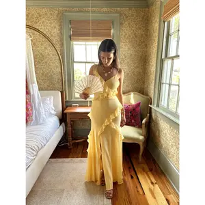 'Andie' Ruffle Maxi Dress