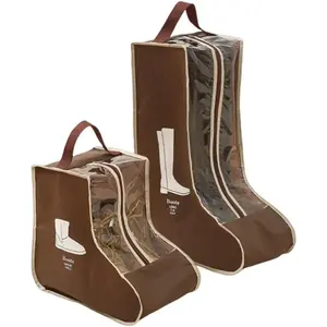 Collection of boot storage, portable short and high boot storage or protective bags, shoe dust bags, travel shoe covers, transparent boot covers, adult sports shoe packaging organizerRAIMENTRY