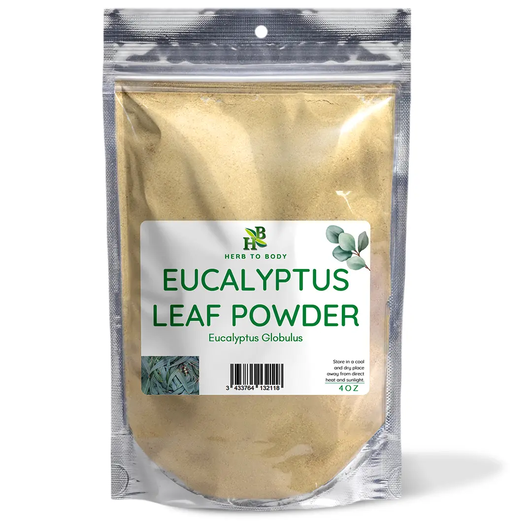 Eucalyptus Leaf Powder Flavor Spice - 4 oz (113 g) | For Herbal Tea & Infusions | Herb To Body