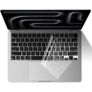 Premium Keyboard Cover Skin Ultra Thin Protector For 2025-2021 MacBook Air 15" 13.6" M4 M3 M2 Chip And For MacBook Pro 14" 16" M4 M3 M2 M1 Pro Max Chip, Clear