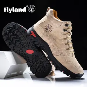 FLYLAND Men's Fashion Sneaker Vintage Classical Handmade Dress Boot Chukka Boot Daily Casual Work Office Shoe Walking Shoes